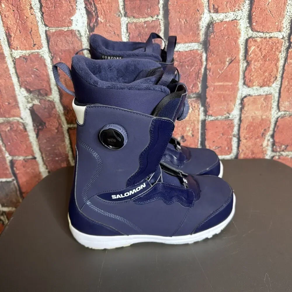 Salomon Ivy Boa SJ Snowboard Boots Women's Size 10 Blue